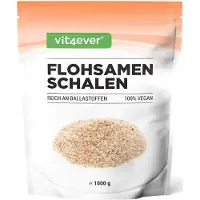 Vit4ever Psylliumvezels 1 kg - 1000 g - residugecontroleerd - 99% zuiverheid - herkomst: India - koolhydraatarm - vezelrijk - zonder toevoegingen - veganistisch