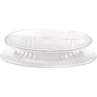 Lékué Vershouddeksel - 2 x ø 8,5 cm - Siliconen - Transparent