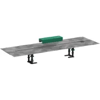 Hansgrohe RainDrain installatieset voor douchegoten 80cm voor Raindrain Match of Rock