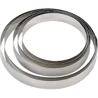 De Buyer Bakrond frame 24 x 4,5 cm, roestvrij staal,