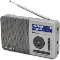 Aiwa RD-40DAB/SL Draagbare Oplaadbare DAB+ & FM-RDS Radio