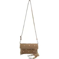 Fredsbruder Clutch 'Endless Beads' taupe
