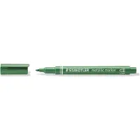 Staedtler markeer stift metallic groen
