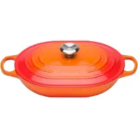 Le Creuset - Signature - Braadpan Oblong 31cm 3,40l Oranjerood