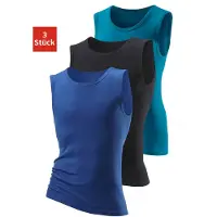 H.I.S. Onderhemd blauw / marine / zwart