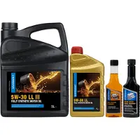 Lindemann Motorolie 5W-30 LL – Complete Onderhouds- en Reinigingsset