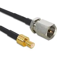 DeLOCK FME naar SMB antennekabel - vergulde connectoren - 50 Ohm -