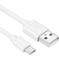Goobay USB A naar USB C kabel | 0.5 meter | USB 2.0 (Wit)