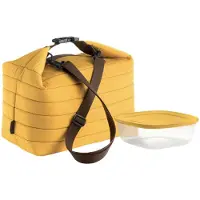 Guzzini On the Go Thermotas groot + 1 schaal - Okerkleurig