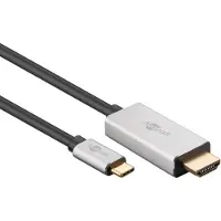 Pro USB C naar HDMI kabel | | 3 meter (8K@30Hz, Verguld, Alt-modus)
