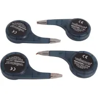 Velleman Desoldeerlint - Set van 4 - Dispenser met wieltje - 150 cm - Blauw (4 stuks)