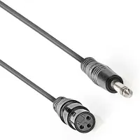 Nedis XLR (v) - 6,35mm Jack mono (m) audiokabel - 1,5 meter