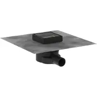 Hansgrohe RainDrain Point douchegoot 10cm RSV Look Betegelbaar rooster