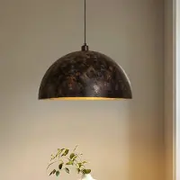 Opviq Hanglamp Berceste, dimbaar, brons / oud-messing, Woon-/ Eetkamer, metaal, Vintage, hanglamp