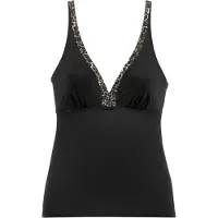LASCANA Tankinitop bruin / zwart