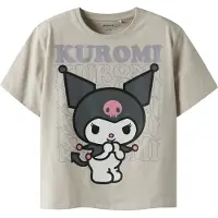 Name it Shirt 'NKFDYKRA KUROMI' taupe / grafiet / lichtlila / wit