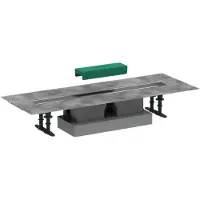 Hansgrohe uBox Standard installatieset voor douchegoten 70cm voor Raindrain Match of Rock