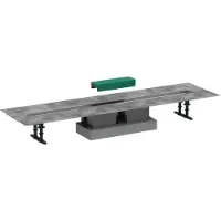 Hansgrohe uBox Standard installatieset voor douchegoten 100cm voor Raindrain Match of Rock
