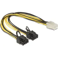 DeLOCK PCI Express voedingskabel - 0.3 meter -