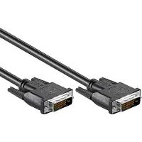 Goobay DVI-D Full HD Cable Dual Link, nickel 1.8 m