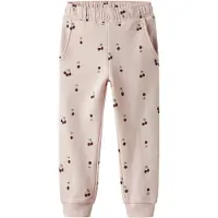 Name it Broek 'NMFValba' jade groen / pastelroze / karmijnrood