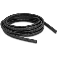 DeLOCK Plastic cable protection conduit in oval shape flexible 13.6 x 6.3 mm - length 5 m black