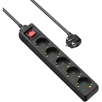 Allteq Stekkerdoos - 5-voudig -