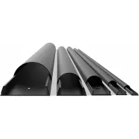 Multibrackets Premium aluminium kabelgoot - 110 x 5 cm / zwart