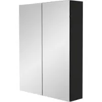 Storke Reflecta spiegelkast 60 x 75 cm Mat Zwart