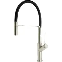 Blaufoss District keukenkraan met uittrekbare handdouche Brushed Coolmetal