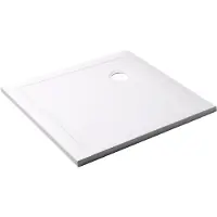 Luca Varess Soft douchebak 90 x 90 cm acryl mat wit