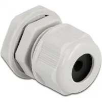 DeLOCK Kabelwartel PG13.5 voor ronde kabelgrijs 2 stuks