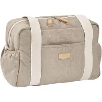 Beaba Paris Luiertas - Unisex Babytas - Luiertas met Verzorgingsmatje en Isothermisch Vak - Kinderwagen- & Trolleybevestiging - 16L - Clay