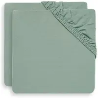 Jollein Hoeslaken Jersey 60x120cm Ash Green (2pack)