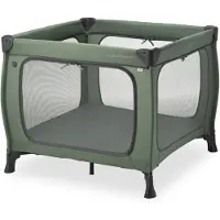 Hauck Sleep N Play SQ Set - Campingbedje - Extra grote doorgang - Dark Green