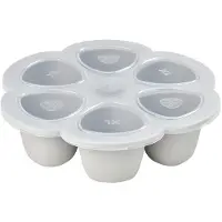 Beaba - Siliconen multiportions - 6x150 ml - Grijs
