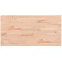 vidaXL Wastafelblad 80x40x2,5 cm massief beukenhout