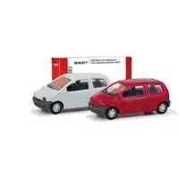 Herpa 012218-007 H0 Auto Renault Twingo, Vermehlo vivo en Jaune vanille