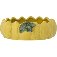 Creative Collection Limone Schaal, Geel, Steengoed