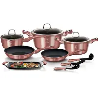 Berlinger Haus Koken pottenset Metallic Irose Line BH6044