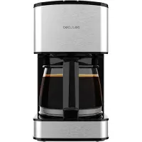Cecotec 01720, Koffiezetapparaat voor filterkoffie, 0,8 liter, Geschikt voor gemalen koffie, 800 W, Zwart, RVS