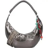 Desigual Handtas 'Half Logo Zonte' zilver