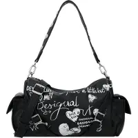 Desigual Schoudertas zwart / wit
