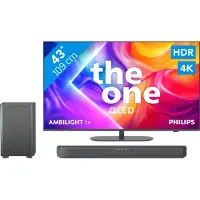 Philips Ambilight 43'' PUS9000 QLED 4K (2025) + TAB5309