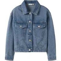 Name it Tussenjas 'NKFMila' blauw denim