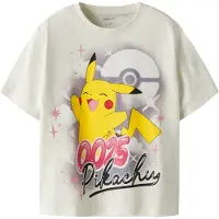Name it Shirt 'NKFJYDI POKEMON' geel / kersrood / zwart / offwhite