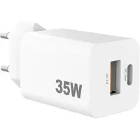 Sinox beslag PRO USB lader | USB-C PD + USB-A QC | GaN | 35W