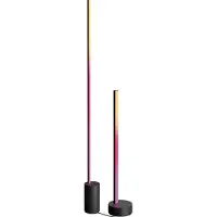 Philips Hue Gradient Signe White and Color Lampe à Poser + Lampadaire Noir