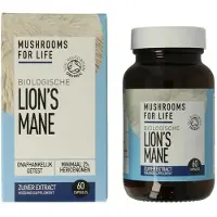 Mushrooms 4 Life Lion's mane biologisch 60 capsules