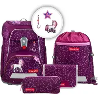 Step by step Fit Schooltas set 5-delig roze